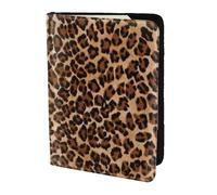 JBJGKHLP Leopard Pattern Print Passport Travel Document Wallet Case Unisex Lightweight Secure Travel Accessories