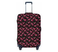 JBJGKHLP Lovely Pink Flamingos Print Universal Suitcase Elastic Luggage Protector Waterproof Travel Business Vacation