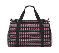 JBJGKHLP Magic Mushrooms Print Versatile Hand Travel Bag Foldable Shoulder Tote Business Trip Outdoor Carry-On