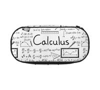 JBJGKHLP Math Geometry Geek Calculus Print Convenient Pencil Case Practical Pen Storage Bags School Office Essentials Vibrant
