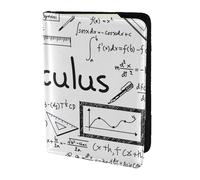JBJGKHLP Math Geometry Geek Calculus Print Passport Travel Document Wallet Case Unisex Lightweight Secure Travel Accessories