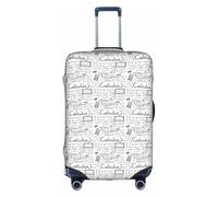 JBJGKHLP Math Geometry G alculus Print Travel Business Suitcase Cover Luggage Protector for Universal Waterproof Sleeve