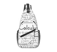 JBJGKHLP Math Geometry Geek CalculusPrint Lightweight Cross Chest Bag Hiking Commute Daily Use Diagonally Sling Backpack