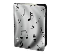 JBJGKHLP Music Notes Print Print Passport Travel Document Wallet Case Unisex Lightweight Secure Travel Accessories