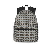 JBJGKHLP Old Viking Boats Print Water-Resistant Casual Backpack Lightweight Dual Shoulder Bag For Travel Hiking