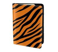 JBJGKHLP Orange Tiger Leopard Print Passport Travel Document Wallet Case Unisex Lightweight Secure Travel Accessories