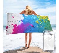 JBJGKHLP Paint Splatter Backdrop Print Quick Dry Portable Towel For Beach Camping Hiking Yoga Fitness Outdoor Adventures