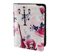 JBJGKHLP Paris Eiffel Tower France Print Passport Travel Document Wallet Case Unisex Lightweight Secure Travel Accessories