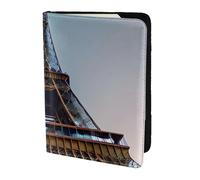 JBJGKHLP Paris Eiffel Tower Print Passport Travel Document Wallet Case Unisex Lightweight Secure Travel Accessories