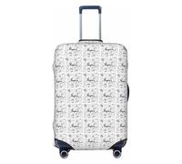 JBJGKHLP Physics Print Print Universal Suitcase Elastic Luggage Protector Waterproof Travel Business Vacation