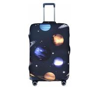 JBJGKHLP Planets Stars and Milky Way Galaxy Print Travel Business Suitcase Cover Luggage Protector for Universal Waterproof Sleeve