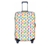 JBJGKHLP Rainbow Pineapple Print Travel Business Suitcase Cover Luggage Protector for Universal Waterproof Sleeve