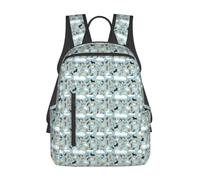 JBJGKHLP Raining Cats & Dogs Print Lightweight Backpack Unisex Travel Daypack Daily Gym Work Bag Outdoor Commuting