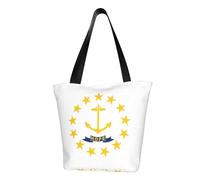 JBJGKHLP Rhode Island State Flag Printwomen'S Shoulder Bag Fashionable Lightweight Casual Shopping Daily Travel Tote