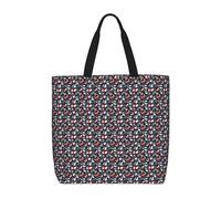 JBJGKHLP Scandinavian Animals Print Large Capacity Bag Women Shoulder Organizer Lightweight Travel Everyday Tote