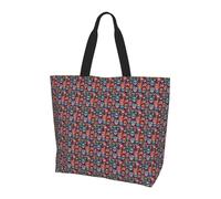 JBJGKHLP Sugar Skulls Print Large Capacity Shoulder Bag Travel Work Crossbody Bags Lightweight Water-Resistant