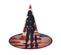 JBJGKHLP Us Military Soldiers Patriotic Memorial Day Print Comfortablel Carnival Party Hat Cosplay Costume Festive Headwear Themed Essential