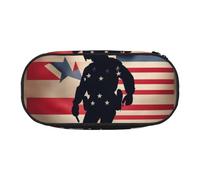 JBJGKHLP Us Military Soldiers Patriotic Memorial Day Print Convenient Pencil Case Practical Pen Storage Bags School Office Essentials Vibrant