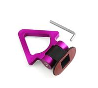 JBJXFAMAY Eye Hook Cover 2 Designs Car Styling Trailer Hooks Sticker Decoration Rear Front Trailer Racing Ring Vehicle Towing Hook(Triangle purple)