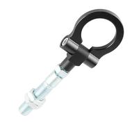 JBJXFAMAY Eye Hook Cover For Hyundai For Veloster 2012 2013 2014 2015 2016 2017 Folding Heavy Duty Tow Hook(Black)