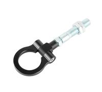 JBJXFAMAY Eye Hook Cover For Hyundai For Veloster 2012 2013 2014 2015 2016 2017 Front Rear Trailer Tow Hook Ring Eye Towing Bars(Black)