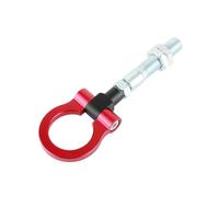 JBJXFAMAY Eye Hook Cover For Hyundai For Veloster 2012 2013 2014 2015 2016 2017 Front Rear Trailer Tow Hook Ring Eye Towing Bars(RED)
