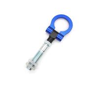 JBJXFAMAY Eye Hook Cover For Hyundai For Veloster 2012 2013 2014 2015 2016 2017 Tow Hook Trailer Hook Folding Ring Racing(Bl+ue)