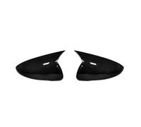 JBJXFAMAY Rearview Side Mirror Cover Exterior Rearview Side Mirror Cover For KIA K3 For Cerato For Forte 2019-2022(Bright blacK)