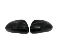 JBJXFAMAY Rearview Side Mirror Cover Rearview Side Mirror Covers For Opel For Corsa D & E 2006-2019(Glossy black)