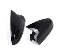 JBJXFAMAY Rearview Side Mirror Cover Side Mirror Cover For Opel For Astra H MK5 2004-2009(Glossy black)