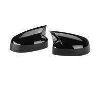 JBJXFAMAY Rearview Side Mirror Cover Side Wing Mirror Covers For Focus MK2 MK3 For Mondeo MK4(Glossy black)