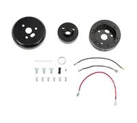JBJXFAMAY Shift Paddle Extension 5/6 Hole Billet Steering Wheel Hub Adapter For Buick 1969-1993(Black)