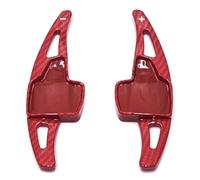 JBJXFAMAY Shift Paddle Extension Car Steering Wheel Extension Shifter for Focus for Escape for Kuga(Carbon red)