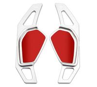 JBJXFAMAY Shift Paddle Extension Car Steering Wheel Shifter Paddle for Skoda 2020 for Octavia A8 MK4 for Enyaq IV RS VRS 2021 for Karoq for Kodiaq(Silver)