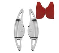 JBJXFAMAY Shift Paddle Extension for Hyundai for Santafe MX5 2023+ Car Steering Wheel Gear Extension Shifter Stickers Accessories(Silver)