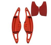 JBJXFAMAY Shift Paddle Extension for Hyundai for Santafe MX5 2023+ Car Steering Wheel Gear Extension Shifter Stickers Accessories(RED)
