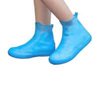 JBJYGSG 1 Pair Reusable Waterproof Shoes Covers Overshoes Silicone Non-slip Elastic Unisex Rain Shoe Protectors For Outdoor Rainy Day Prevent Rain Into Shoes(Blue,S)