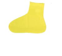 JBJYGSG 2 Pair Waterproof Shoe Covers Silicone Anti-Slip Rain Boots Unisex Sneakers Protector For Outdoor Rainy Day Reusable Cover Prevent Rain Into Shoes(Yellow long,S)