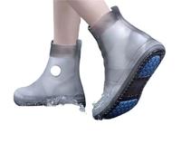 JBJYGSG Waterproof Shoe Covers Silicone Anti-Slip Rain Boot Unisex Sneakers Protector For Outdoor Rainy Day Shoes Cover Prevent Rain Into Shoes(GREY,L)