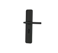 JBKJGWYA Bedroom Bathroom Indoor Wooden Door Lock zinc Alloy Simple sub-Black Silent one-Piece Door Lock(304-94longGold200betweenguns(holespacing170))