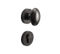 JBKJGWYA Light Luxury Door Lock Goose Egg zinc Alloy Split Lock Silent Lock Indoor Bedroom Wooden Door Lock(Steelgraya08-0235845)