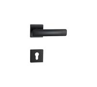 JBKJGWYA Zinc Alloy Black Silent Split Lock Bedroom Solid Simple Door Lock Bathroom Handle Lock(D32-S975graywiredrawing(Standardsilentlockbody))