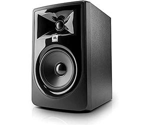 JBL 305P MKII Powered Two Way Active Studio Reference Monitor - 5” Woofer and 1” Tweeter, next gen transducers, stunning detail, precise imaging, wide sweet spot, flexible connectivity - Single Unit