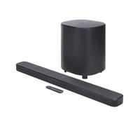 JBL Bar 500 MK2, 5.1-Channel Bluetooth Soundbar for TV with 10" Subwoofer, Dolby Atmos Surround Sound, HDMI eARC, Wi-Fi, 4K Video, PureVoice 2.0 and MultiBeam 3.0, Black