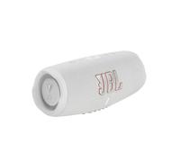 JBL Charge 5 Waterproof Portable Bluetooth Speaker (IP67) with USB Charging Output, 20 Hours Battery Life, Partyboost (White)
