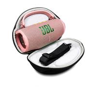 JBL Charge 6 - Portable Waterproof & Drop-Proof Bluetooth Speaker, Bold Pro Sound with AI Sound Boost, 28Hrs Playtime, Powerbank, Auracast, Including Winguard Protective Travel Case (Pink)