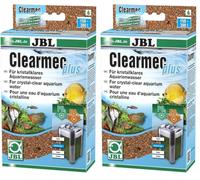 JBL Clearmec plus, Filter media to remove nitrite, nitrate and phosphate from the aquarium water, 450g (Pack of 2)