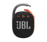 JBL Clip 4, Black/Orange - Portable Bluetooth 5.1 Speaker - Up to 10 Hours of Play - Waterproof & Dust Resistant - Includes Noise & Echo-Canceling Speakerphone