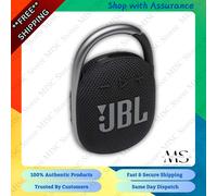 JBL Clip 4 Bluetooth Portable Speaker Waterproof Multiple Colours - New