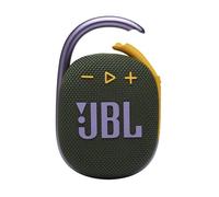 JBL Clip 4, Green - Portable Bluetooth 5.1 Speaker - Up to 10 Hours of Playtime - Waterproof and Dustproof - Includes Noise Cancelling and Anti-Echo Speaker